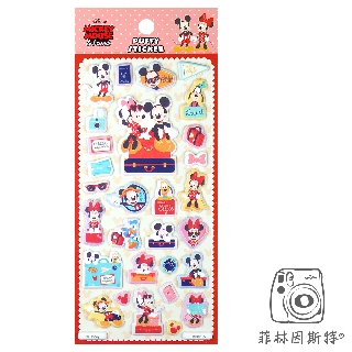 Disney 迪士尼 【 米奇米妮 泡棉貼紙 】臺灣製造 DIY 裝飾貼紙 HLY-1160 咕卡 菲林因斯特