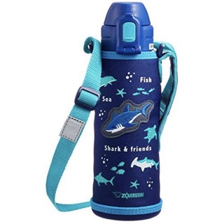 日本 新款 ZOJIRUSHI 水瓶吸管型不銹鋼瓶 520ml 藍色 SD-CB50-AA