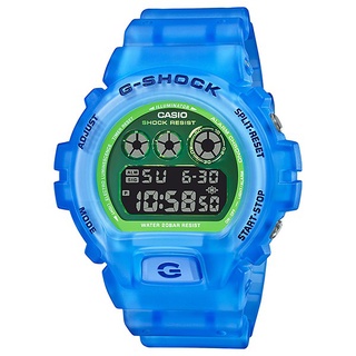 CASIO G-SHOCK DW-6900LS-2 夏季必備半透明螢光流行腕錶