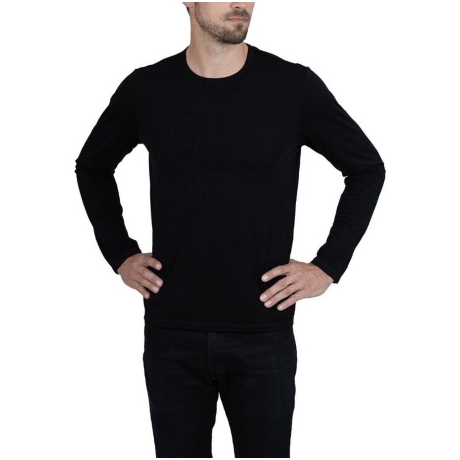 Karbon 男美麗諾羊毛長袖上衣 男裝 #1048027