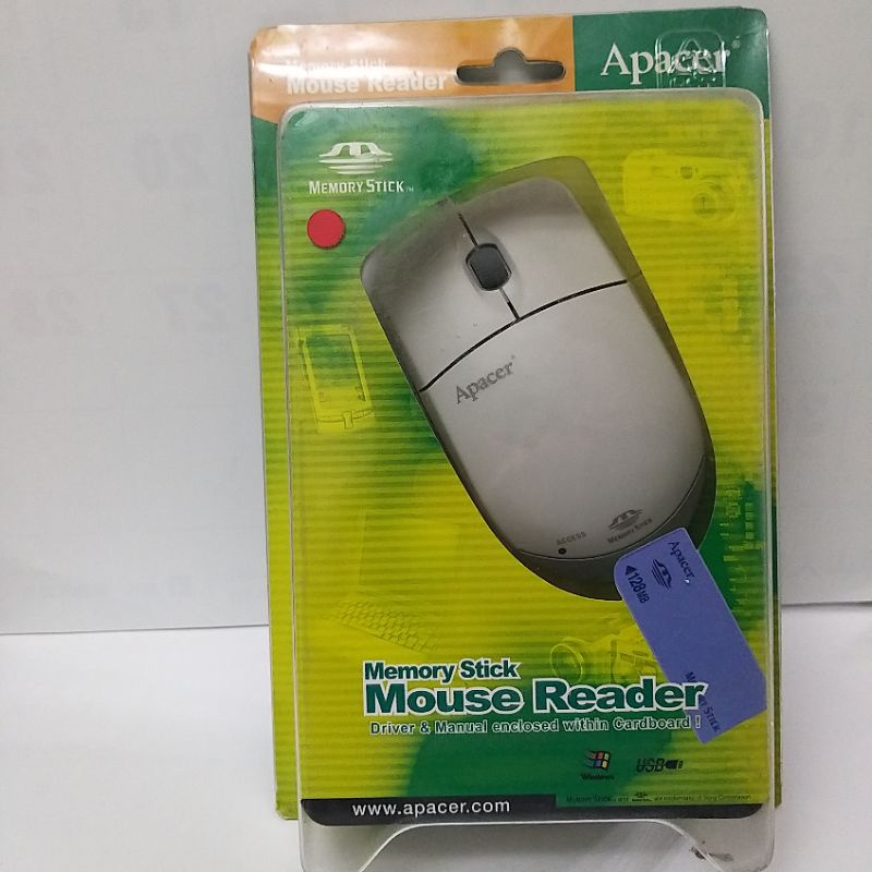 庫存品 Apacer 有線滑鼠 可插記憶卡 裸裝 滑鼠 現貨