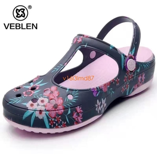 VEBLEN洞洞鞋女防滑軟底包頭涼拖鞋ins潮韓版果凍沙灘厚底 涼鞋 果凍鞋 懶人鞋 防水包頭鞋拖鞋 沙灘鞋 洞洞鞋