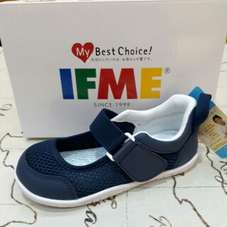 IFME 小童輕量透氣室內機能鞋 0008藍