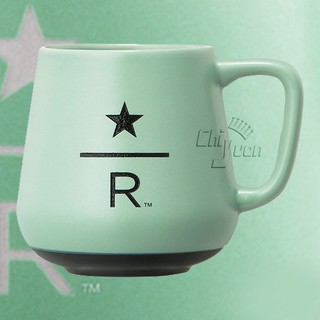 Starbucks 台灣星巴克 2019 Reserve 典藏 STAR R SG典藏馬克杯 10oz 灰綠淡綠