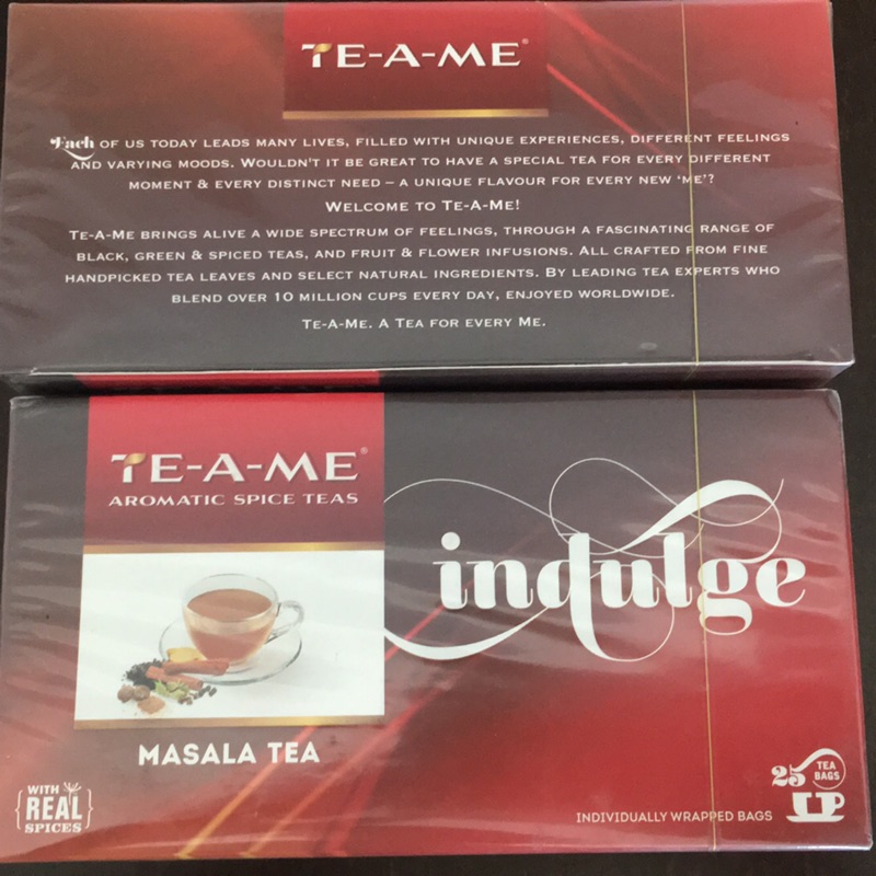 ｛現貨｝印度TE-A-ME Masala Tea (印度香料茶）