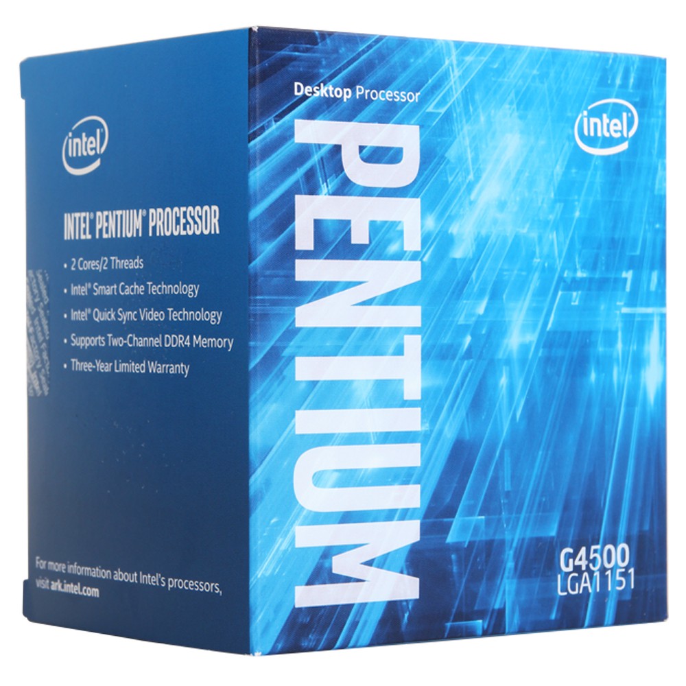 Intel 第六代 Pentium G4500 雙核心處理器《3.5Ghz/LGA1151》全新未拆封 出清