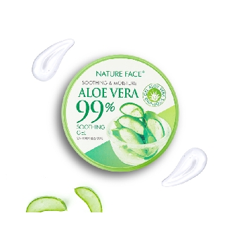 韓國 Nature Face+ 99%蘆薈保濕舒緩凝膠(300ml) 曬後舒緩 保濕 補水【小三美日】D546024