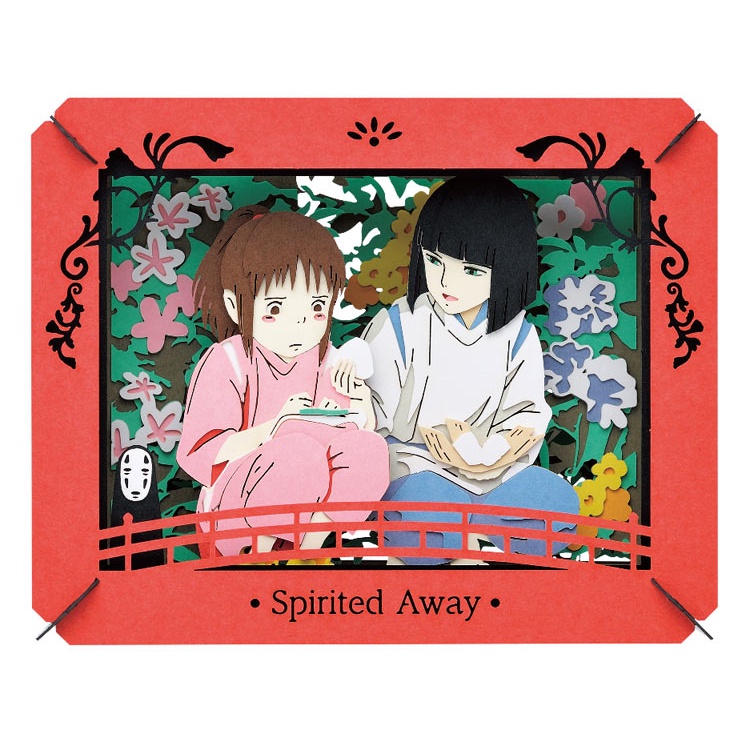 Ensky  立體紙劇場 神隱少女 千尋&白龍  拼圖總動員  宮崎駿  紙雕  日本進口