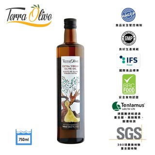 【Terra菜更香】西班牙 冷壓初榨 橄欖油 (750mlx1瓶)(現貨)［效期2025.12］