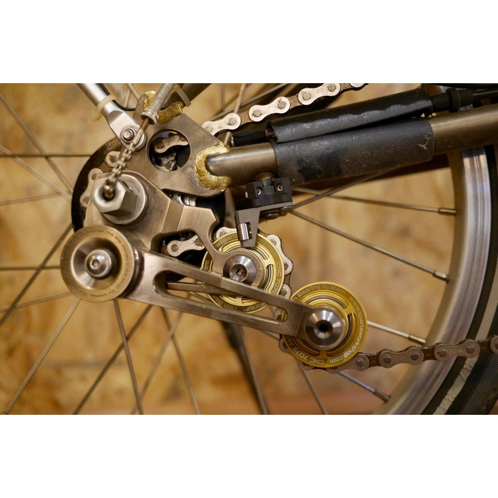 香港 Ti Parts Workshop Brompton 小布  鈦芯鋁合金張鏈器導輪