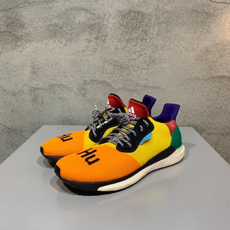 Pharrell x Adidas Solar Hu Glide 色塊運動鞋(無鞋盒） US11號