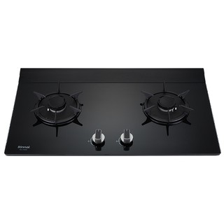 林內 RB-L2600G(B) NG1 檯面式彩焱二口爐 (黑玻)天然氣(含全臺安裝) 大型配送