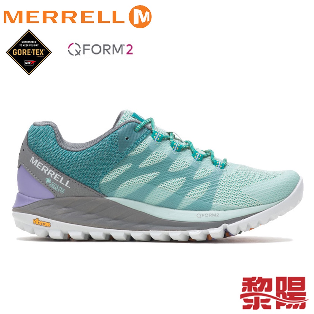 MERRELL 067200 ANTORA 2 GTX 防水多功能健行鞋 女 (薄荷綠/紫) 33ML067200