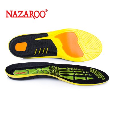 Nazaroo PU彈力 緩震 防滑 抗扭 快乾 專業運動鞋墊  經測試最有效率高CP值 價格優惠