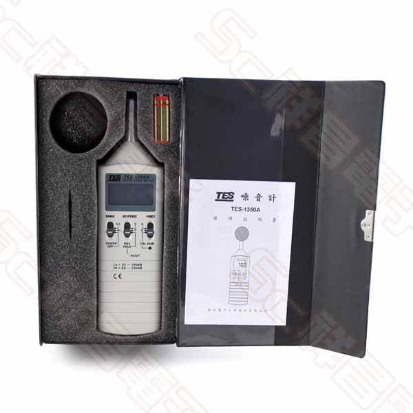 【祥昌電子】TES 泰仕 TES-1350A 噪音計(不附腳架) 分貝計 噪音器 音量錶 音量計