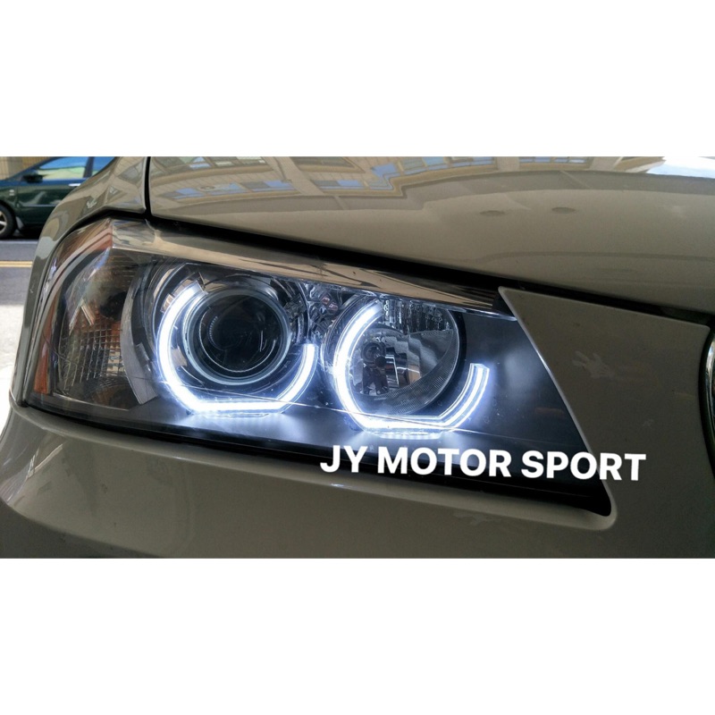 小傑車燈－給你不平凡的視覺感受 BMW F25 X3前期款美規大燈客制化M4式様光圈+遠近功能魚眼