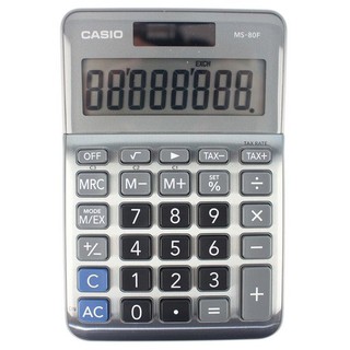 CASIO 卡西歐 MS-80F 計算機 8位數 /一臺入 小桌上型計算機 商用型標準計算機