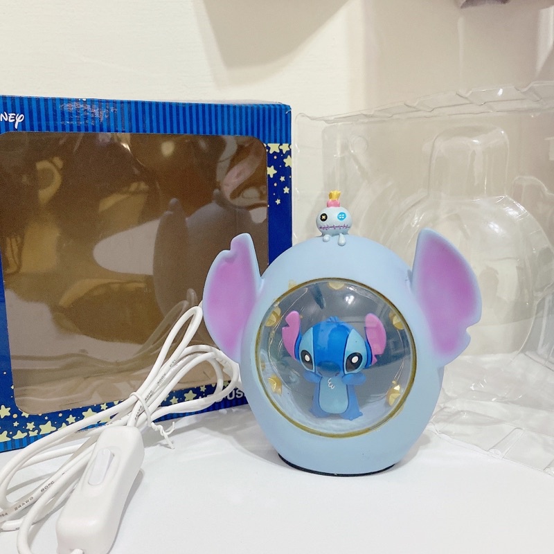 現貨 二手 史迪奇 LED USB陶瓷小夜燈 迪士尼小夜燈系列 Disney
