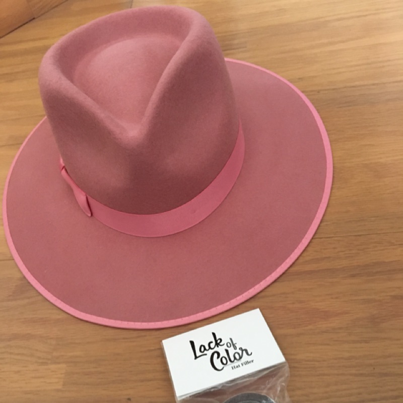 全新Lack of color 孩童紳士帽（53cm)Rose Rancher（大人可戴）