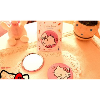 Hello kitty 隨身鏡 馬口鐵鏡子 化妝鏡 凱蒂貓圖案化妝鏡 小鏡子