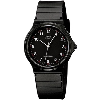 原廠公司貨【高雄時光鐘錶公司】CASIO 卡西歐 MQ-24-1BLDF 指針錶 黑麵 數字時刻 腕錶