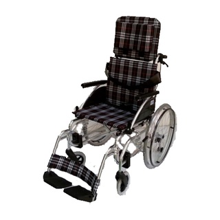 【海夫健康生活館】安愛 機械式輪椅(未滅菌) 康復 16吋 & 18吋 鋁斜躺椅