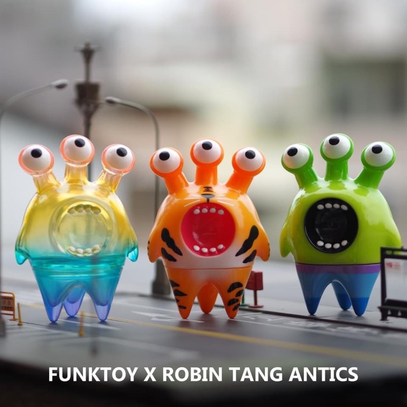 FUNK TOY 放克玩具 X Robin Tang Antics 羅賓唐 三眼牙牙 三眼保介 外星牙牙