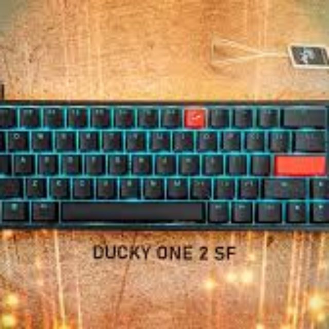 Ducky ONE 2 SF RGB 65% 機械鍵盤 黑色 青軸 PBT鍵帽