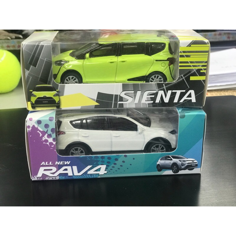 Toyota 迴力車、模型車 RAV4 SIENTA