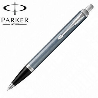 派克 PARKER  藍灰白夾原子筆  P1975563 IM灰藍白夾  新經典系列 IM原子筆