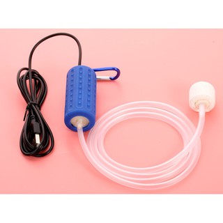 現貨 隨身型 USB 5V 打氣機 新版 1.5米線 可用行動電源 水族 箱 打氣幫浦 魚缸 打氧機 氧氣泵 釣蝦 釣魚