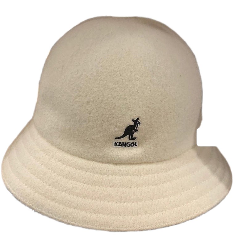 △✻袋鼠帽子kangol毛巾漁夫帽2021年新款男女情侶防曬遮陽百搭風盤帽