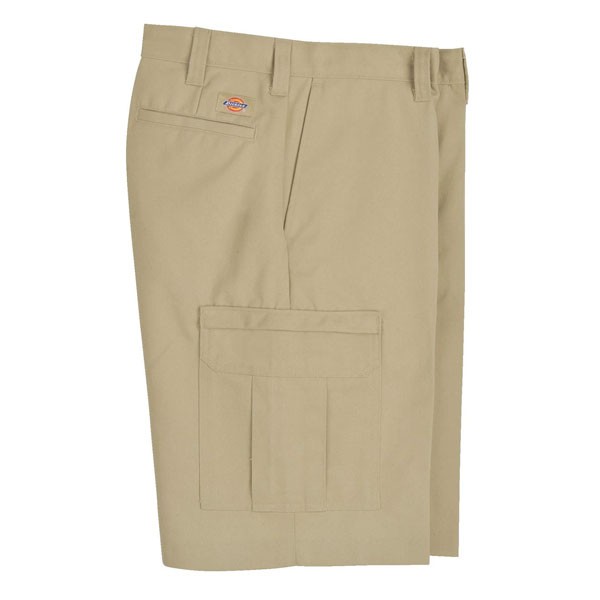 【DICKIES】LR542 11吋 Cargo Shorts 中低腰直筒六袋斜紋布 工作短褲 (DS 沙色)