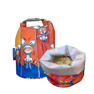 【Roll’eat西班牙食物袋】桶裝食物袋／幾米-小蝴蝶小披風 TAAZE讀冊生活網路書店