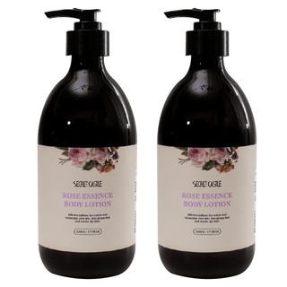 【Secret Castle 秘密城堡】玫瑰凝露保濕乳液/520ml(2瓶組合)
