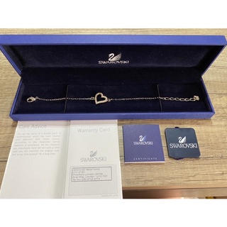 (二手) Swarovski 施華洛世奇 愛心手鍊英國專櫃 9.99999新