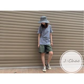 RipNDip CASTANZA Tee 中指貓 惡搞 短TEE 灰黑 條紋 刺繡LOGO 小標