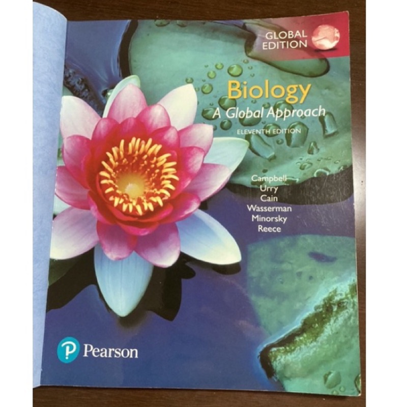 &lt;二手&gt; 拆書版Campbell Biology 11th edition  普通生物學第11版 （拆書好攜帶，共5本）