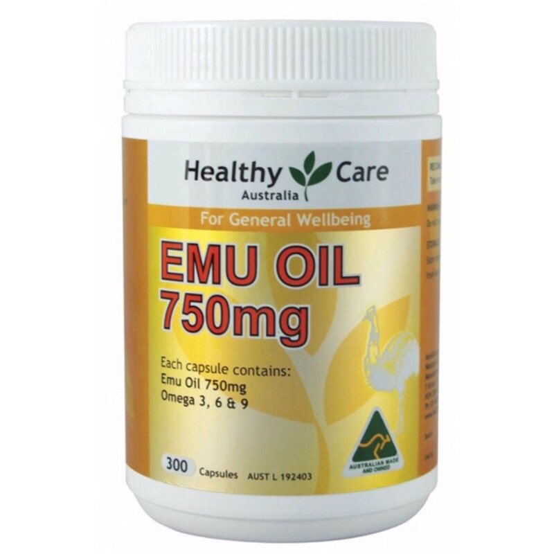 代購 Healthy care Emu oil 300顆