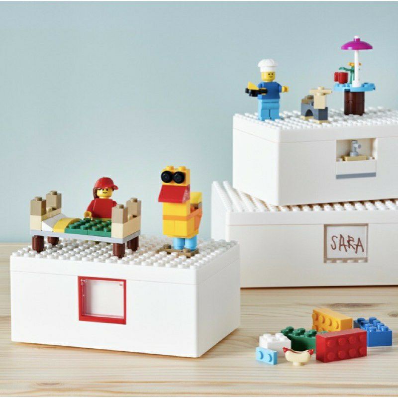 🏆全新！IKEA &amp; LEGO 聯名積木收納盒 (不含積木)