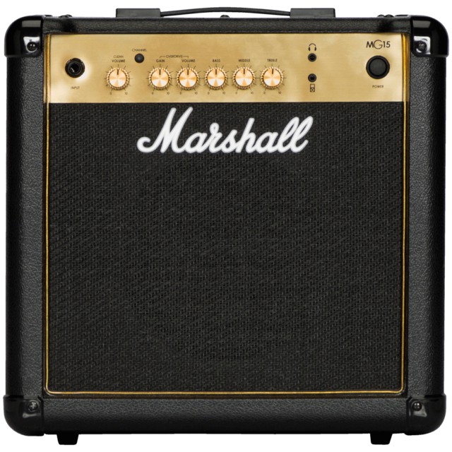 &lt;魔立樂器 高雄&gt; 英國Marshall MG-15G電吉他音箱 經典金色外觀 2023現行款 8吋單體 個人練習首推
