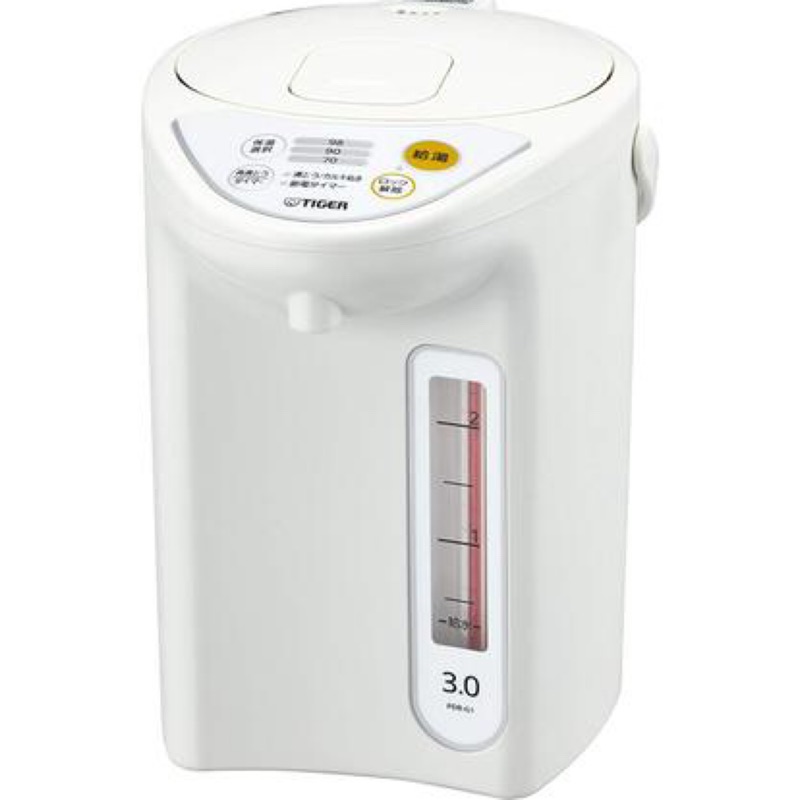 免運 日本公司貨 TIGER 虎牌 3公升 熱水瓶 PDR-G301-W 3.0L 白色 魔法瓶  熱水壺
