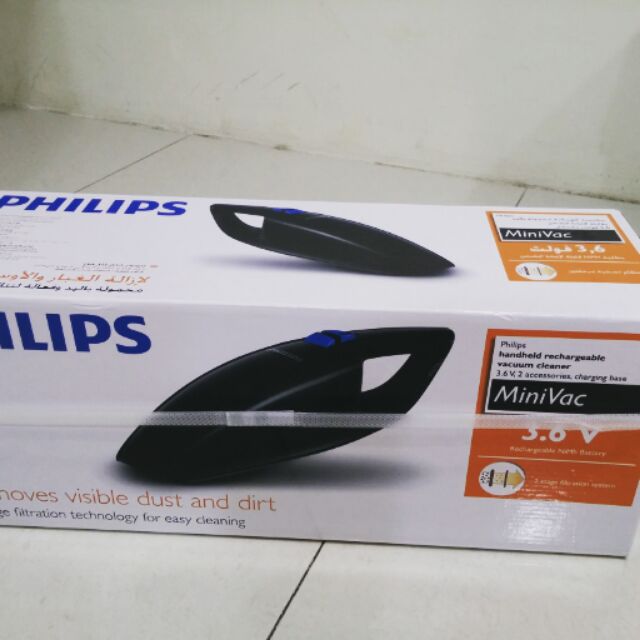 PHILIPS飛利浦MiniVac手持式吸塵器 FC6152
∥雙層過濾系統∥