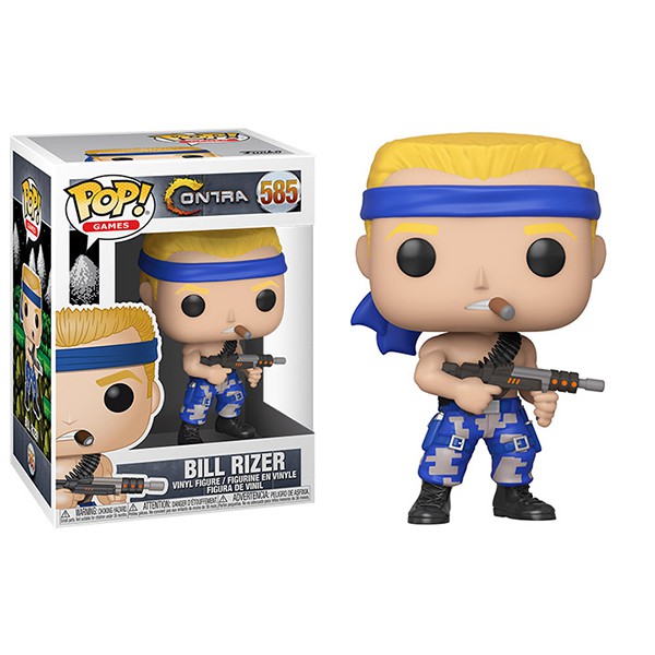 {克拉克玩具} FUNKO POP BILL RIZER CONTRA 遊戲系列 魂斗羅 藍色