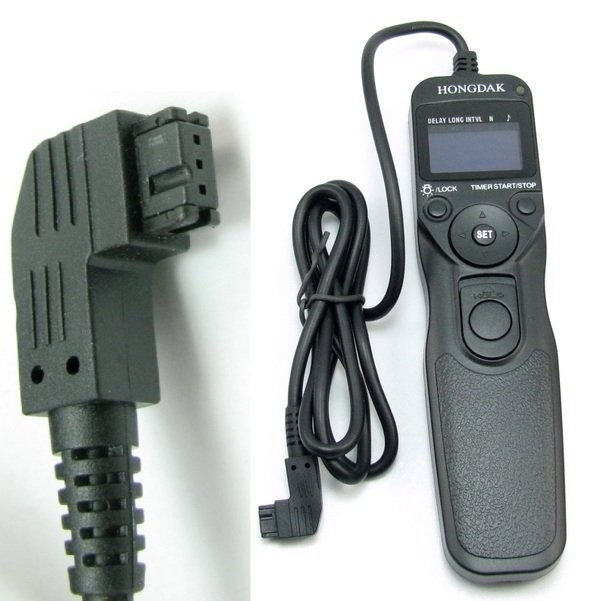 RM-S1AM縮時攝影定時器相機快門線 液晶定時快門線適用Sony a900Minota7D 5D Dynax807