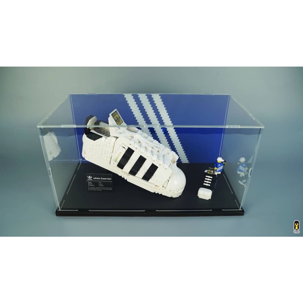 [飛米樂高積木磚賣店] LEGO 樂高專展示盒 10282 愛迪達 專用防塵盒/展示盒/壓克力盒