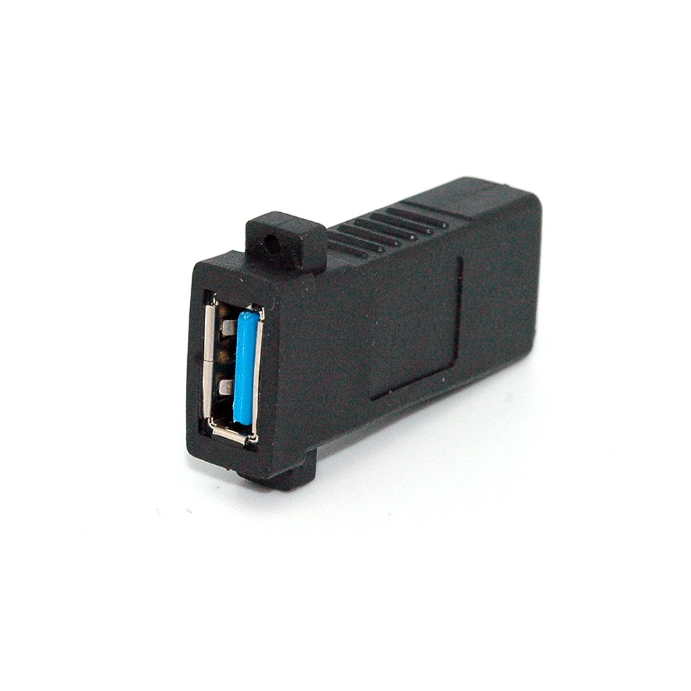 USB3.0 A母-A母轉接頭帶螺絲孔