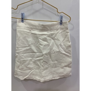 韓國購入白色鬆緊帶窄裙M號