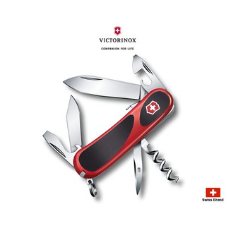 Victorinox瑞士維氏85mm紅黑舒適握把EvoGrip S101 ,12用瑞士刀,瑞士製造【2.3603.SC】