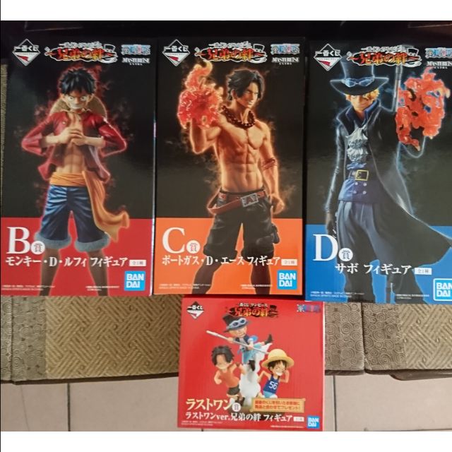 海賊王一番賞 兄弟的羈絆a賞b賞c賞d賞最後賞三兄弟代理版 蝦皮購物